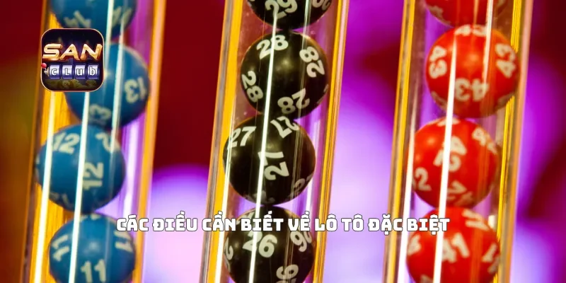 Các điều cần biết về lô tô đặc biệt