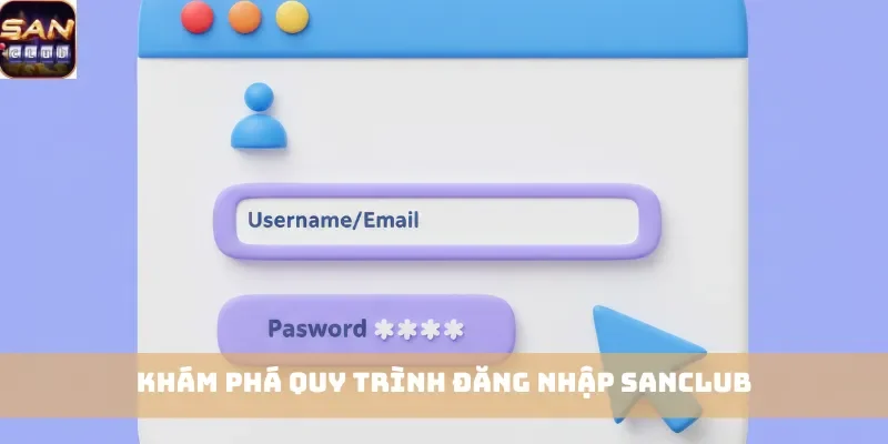Khám phá quy trình đăng nhập Sanclub